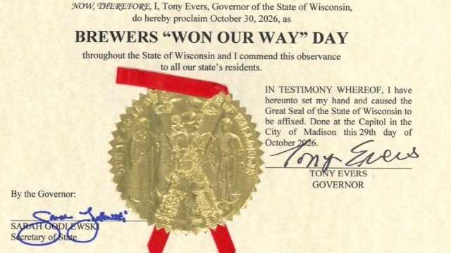 Gov. Evers declares Friday as  Brewers 'Won Our Way' Day  — Germantown Community news