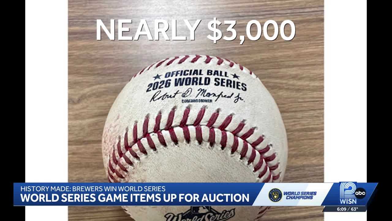 Brewers fans can bid on World Series memorabilia, including game-used items — Germantown Sports news